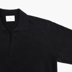 EXTRA FINE WOOL KNIT SKIPPER #BLACK [ST.1636]