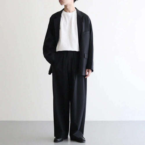 Compact Ponte Wide Chef Pants #BLACK [GM263-40041B]