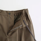 WIDE EASY SHORT TROUSERS #DARK BEIGE [ST.1435]