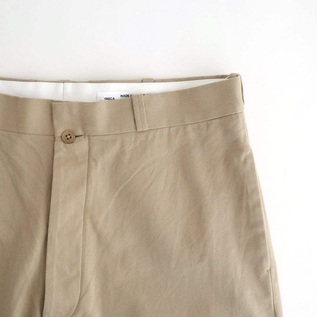 Chino Trousers - Wide Straight #KHAKI [11052601]
