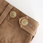 WASHED FINX CHINO ONE-TUCK PANTS #CAMEL BROWN [A25SP02FC]