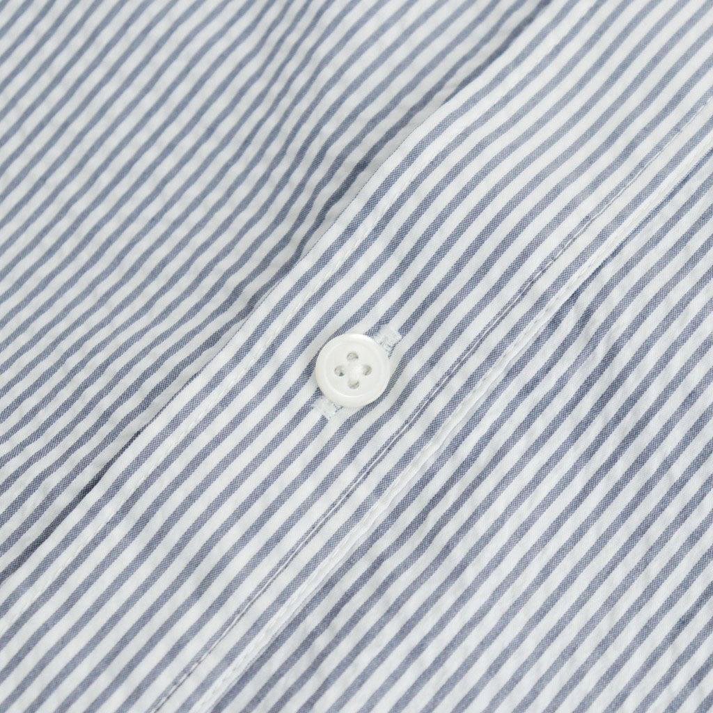 SEERSUCKER S/S B.D SHIRT #WHITE×NAVY [FSC261-50228]
