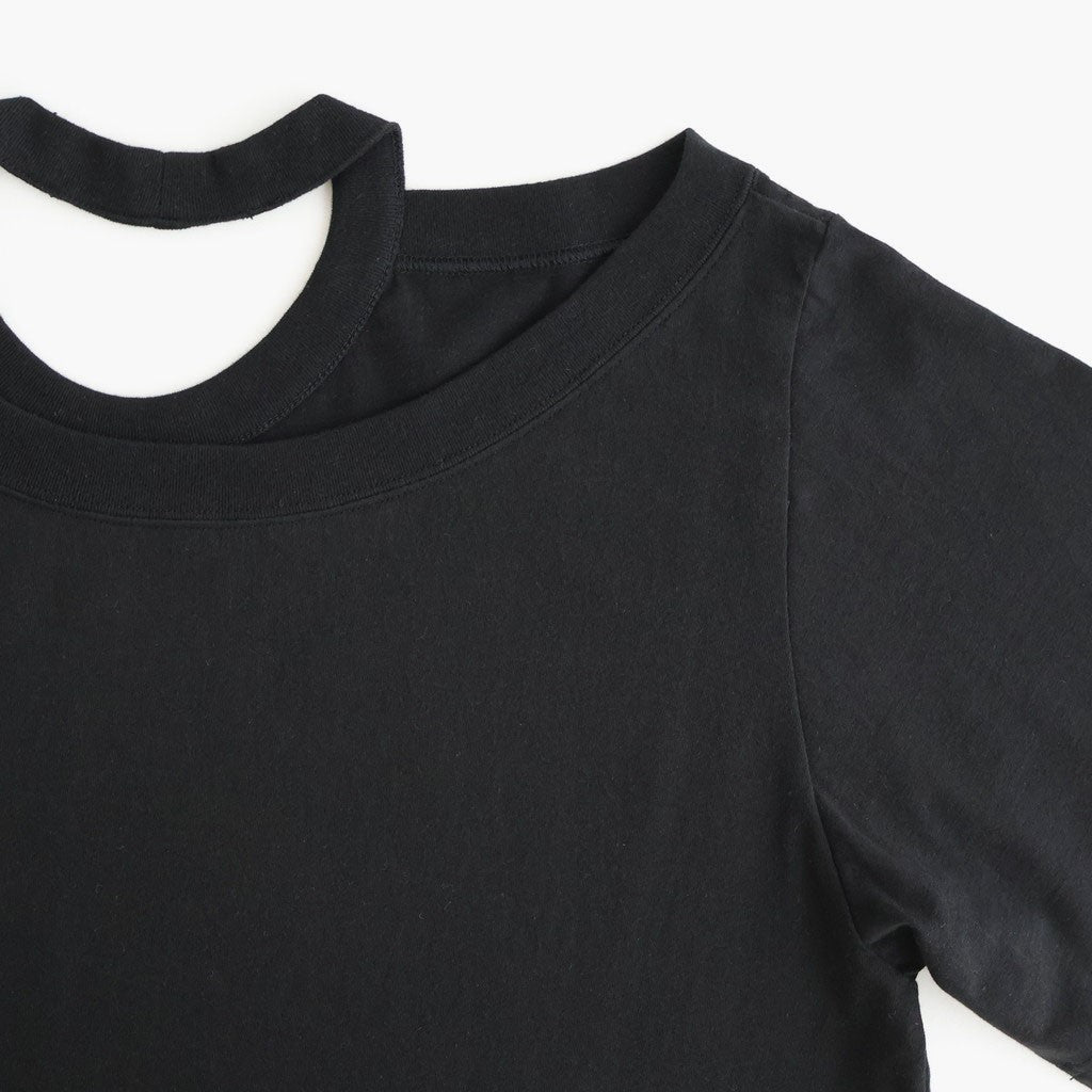 Raffy Gauze 2-Way T-Shirt #BLACK [I26SS-CUT9]