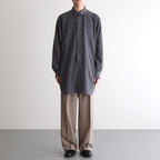 ヨークスリーブシャツ-P #SUMI [D224-T710-P]