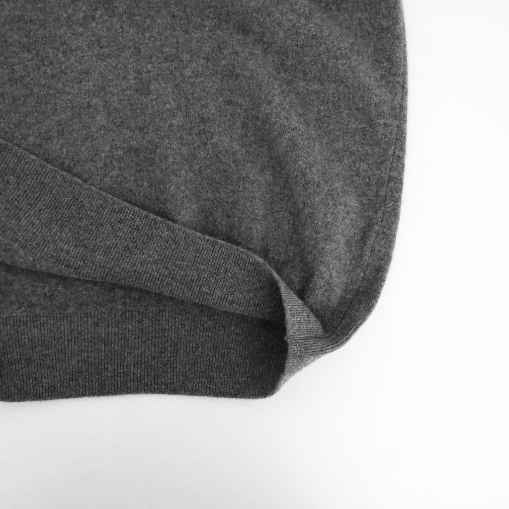 EXTRA FINE WOOL KNIT TURTLE NECK LS #GREY [ST.1635]