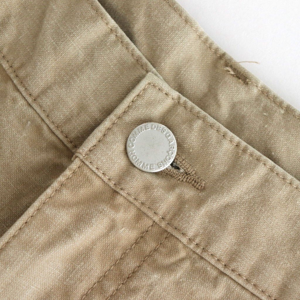 綿オックス 製品加工ワイドパンツ #BEIGE [HP-P008-051]