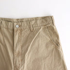 綿オックス 製品加工ワイドパンツ #BEIGE [HP-P008-051]