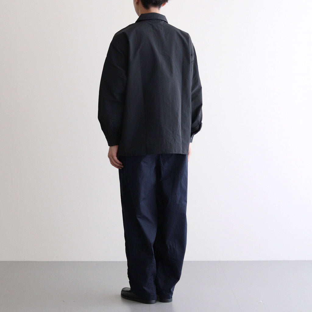 Garment Dyed Typewriter Parachute Pants #NAVY [GM243-40090]