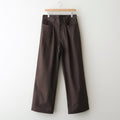 BRUSHED CHINO ONE TUCK WIDE PANTS #BROWN [ST.1399]