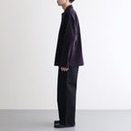 CORDUROY SMOCK SHIRT #NAVY [H2302-SH018]