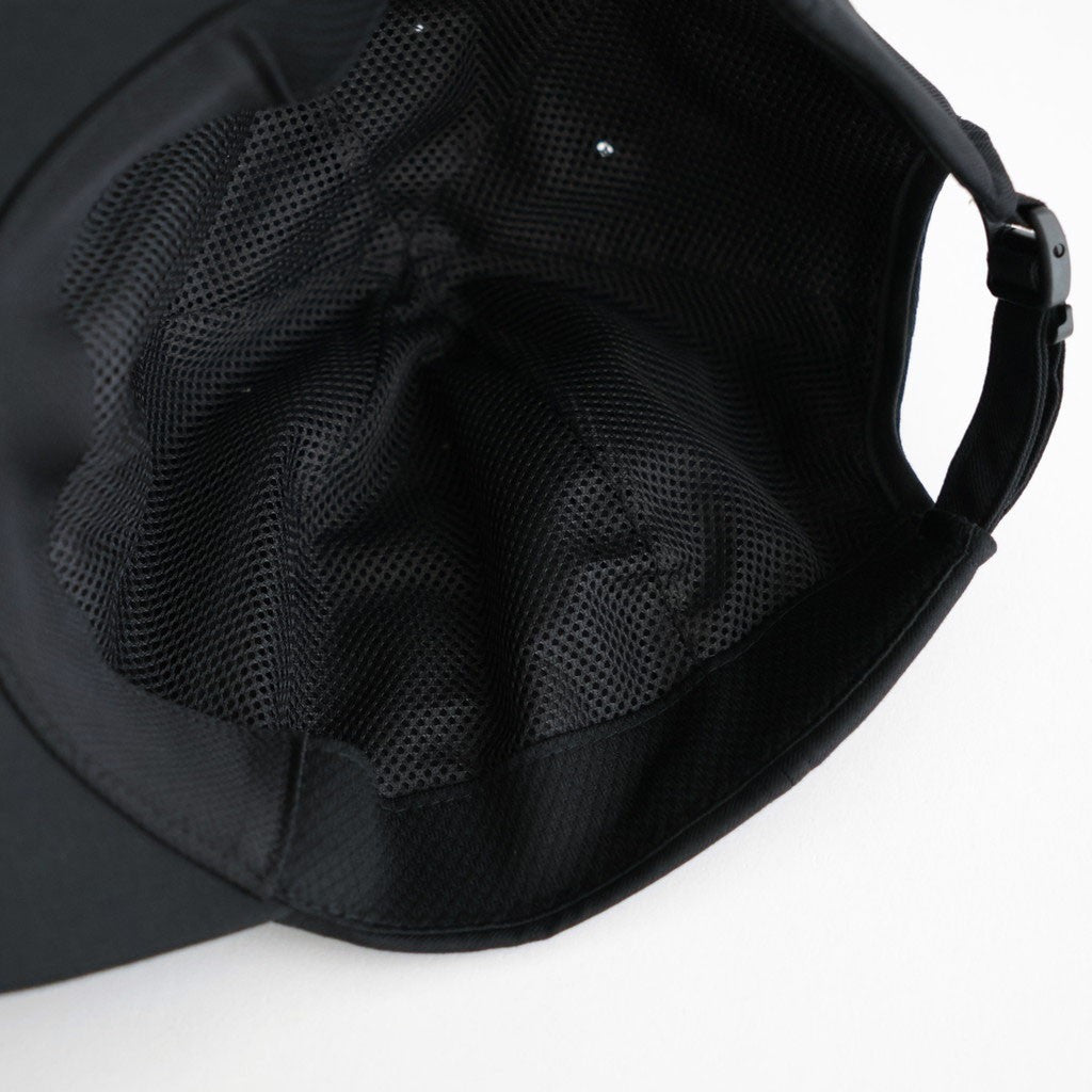 WASHABLE TWILL STANDARD CAP #BLACK [NO.301366]