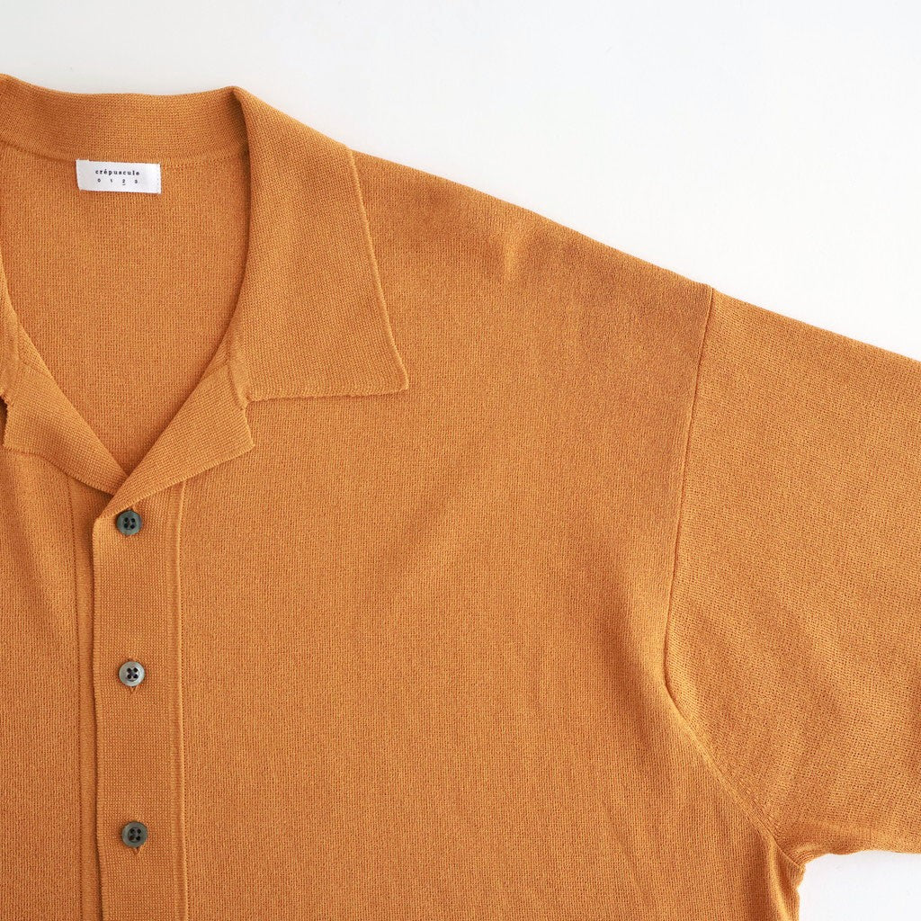 Washi Open Collar S/S Shirt #YELLOW [2601-017]