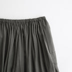 Modal Front Flat 1pleated Easy Trousers #CHARCOAL [YK26SS01216P]