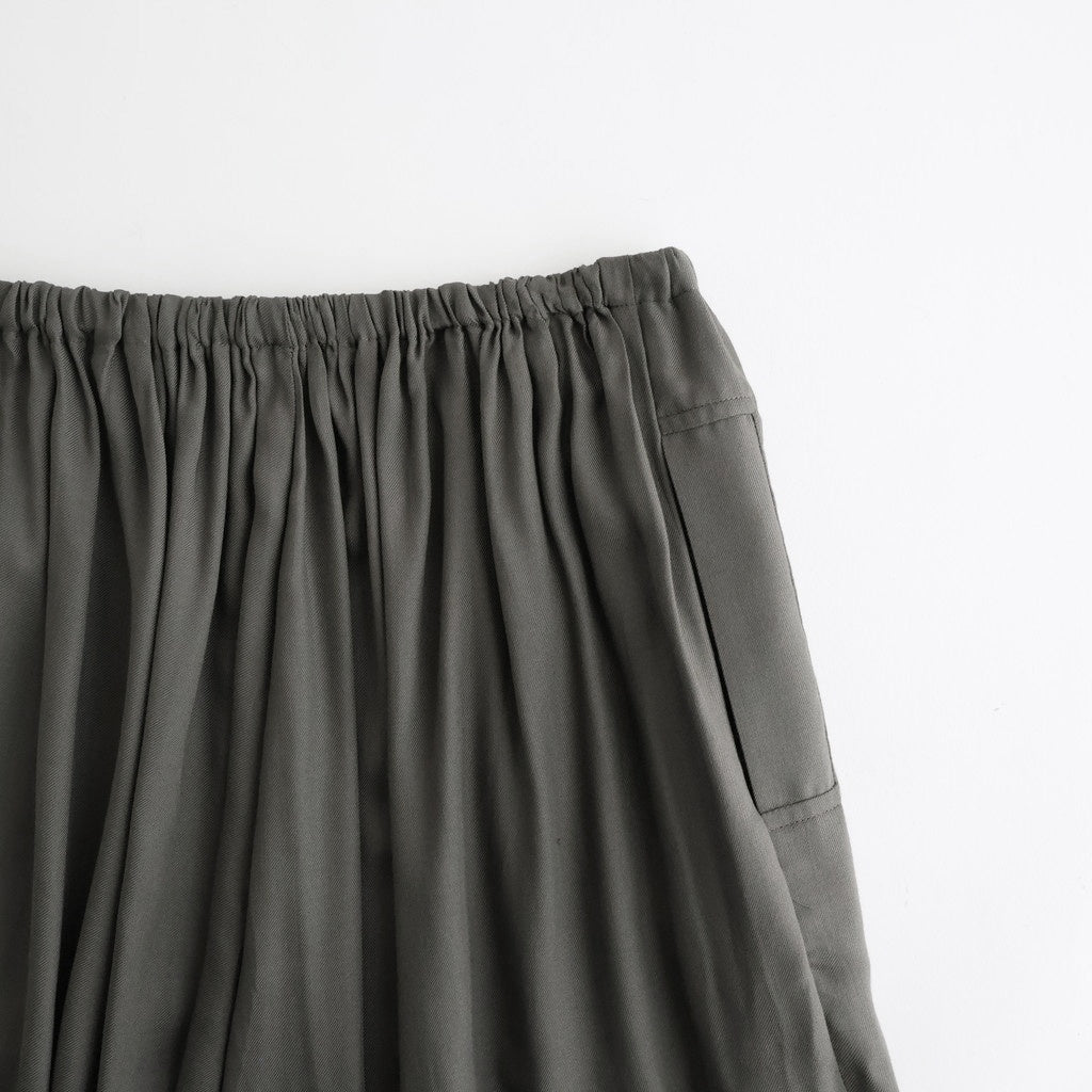 Modal Front Flat 1pleated Easy Trousers #CHARCOAL [YK26SS01216P]