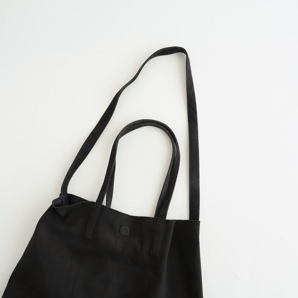 3WAY LARGE TOTE （OIL SUEDE） #CHARCOAL [L-1]