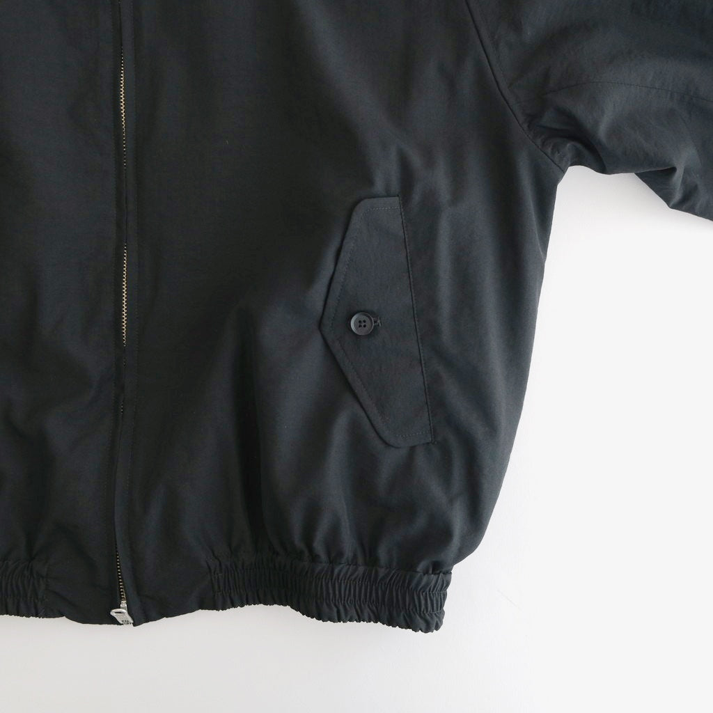 Wool Nylon Reversible Harrington Jacket #BLACK [YK25FW01058B]