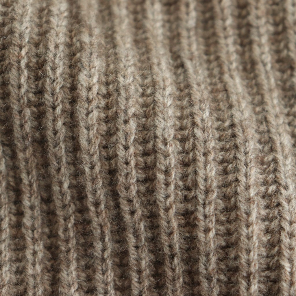 COMFORT BLEND YARN LOOSE FIT SWEATER #BROWN [N0011]