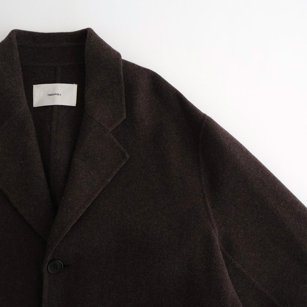 Wool Over Coat #D/BRN [12520006]