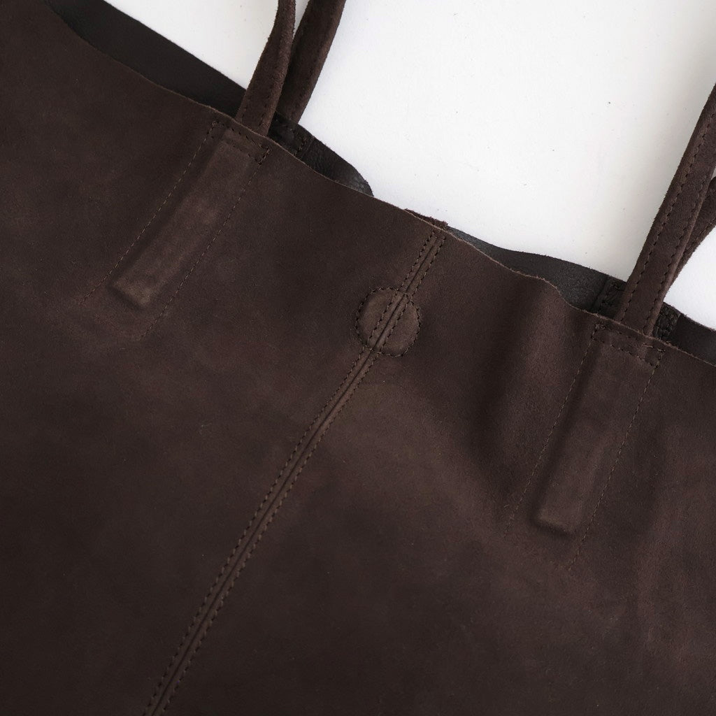 3WAY LARGE TOTE （OIL SUEDE） #DARK CHOCO [L-1]