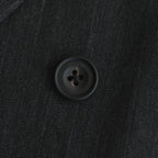 OVERSIZED DOUBLE BREASTED JACKET #CHARCOAL [ST.642]