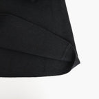 SUPER FINE WOOL KNIT SKIRT #TOP BLACK [A26AS06TJ]