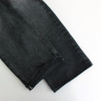 SELVEDGE FADED HEAVY DENIM PANTS #FADED BLACK [A24AP03DH]
