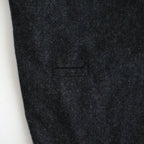 縮絨ウールタックワイドPT #CHARCOAL GRAY [D225-P303]