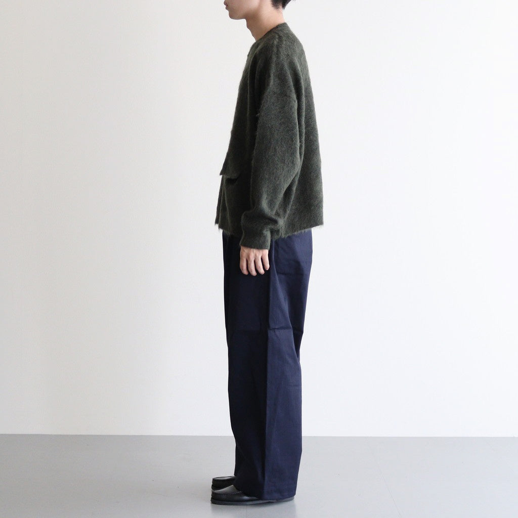 モヘアショートニットPO #DARK GREEN [D225-K951]