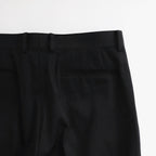 LIGHT WOOL MAX GABARDINE SLACKS #TOP BLACK [A26SP03MG]