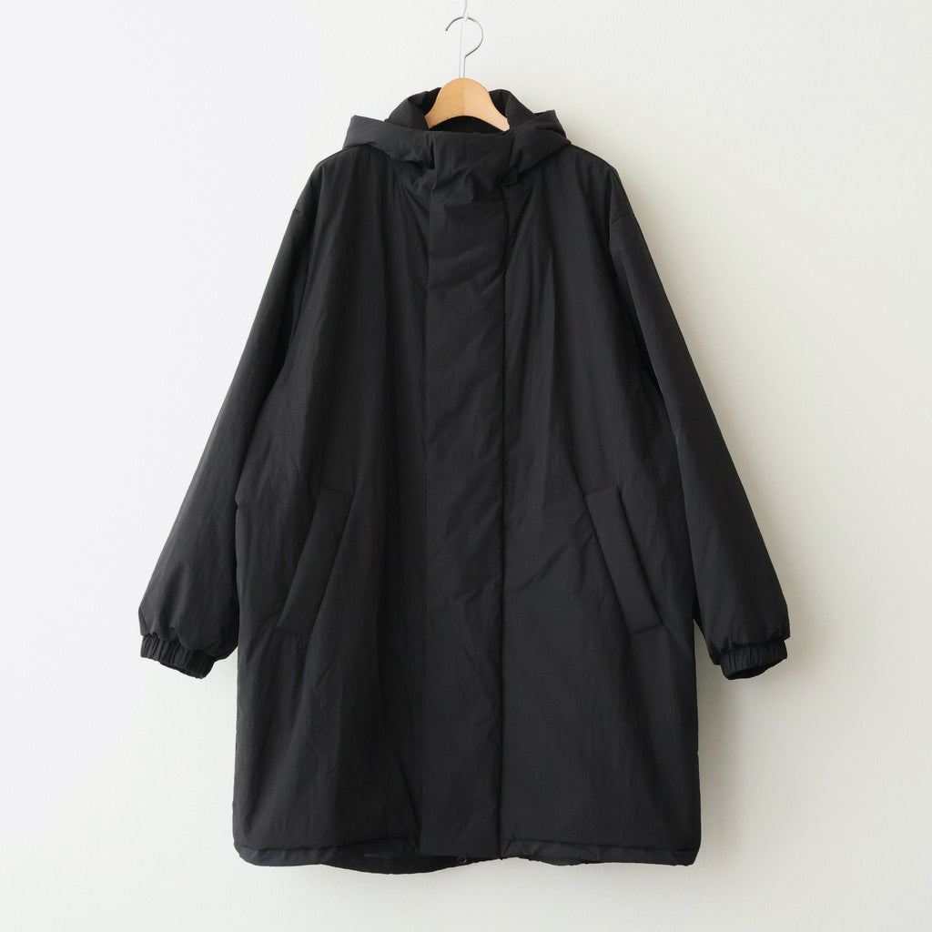 OVERSIZED PADDED HOODY COAT #BLACK [ST.1214]