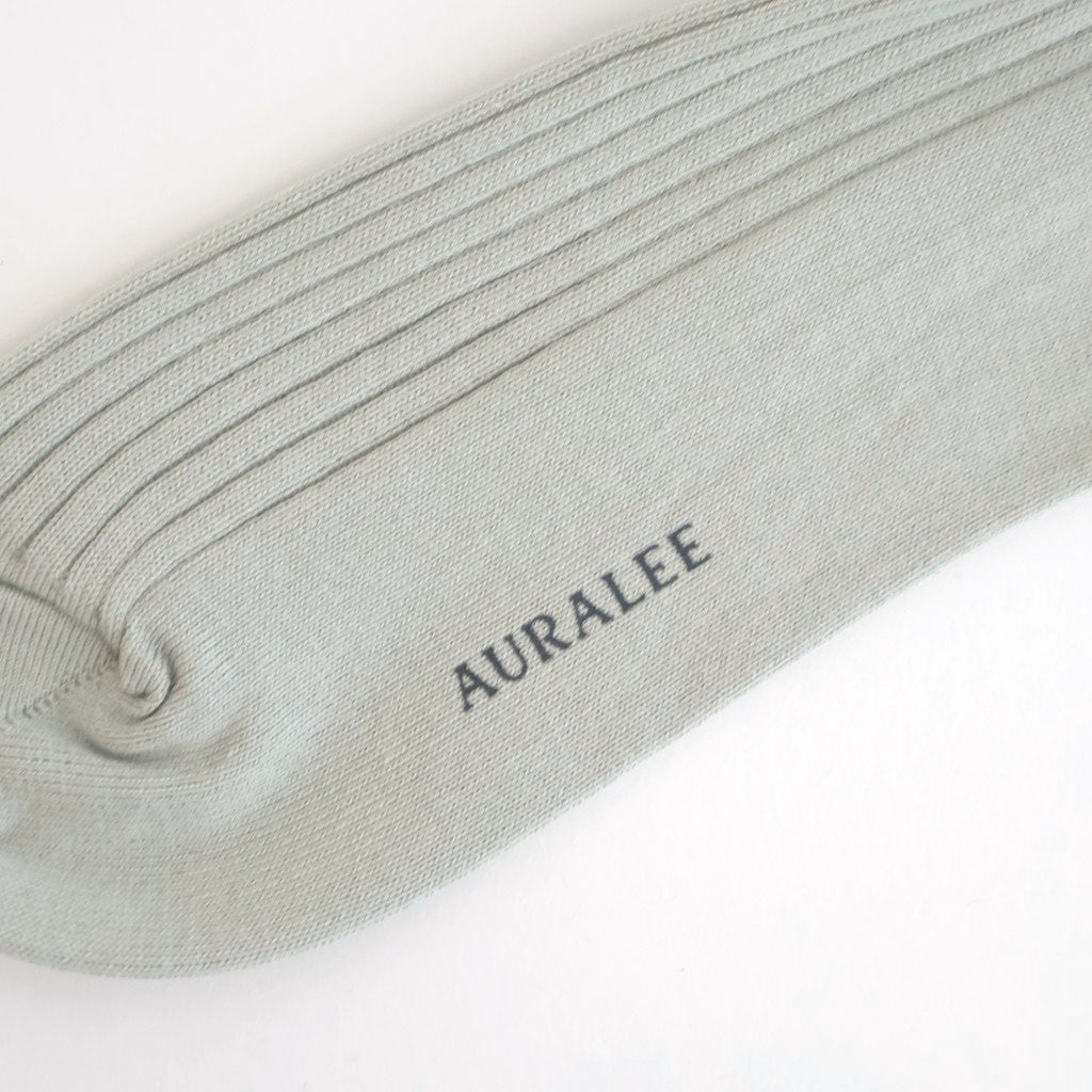 GIZA HIGH GAUGE SOCKS #PALE GREEN [A00S02SX-W]