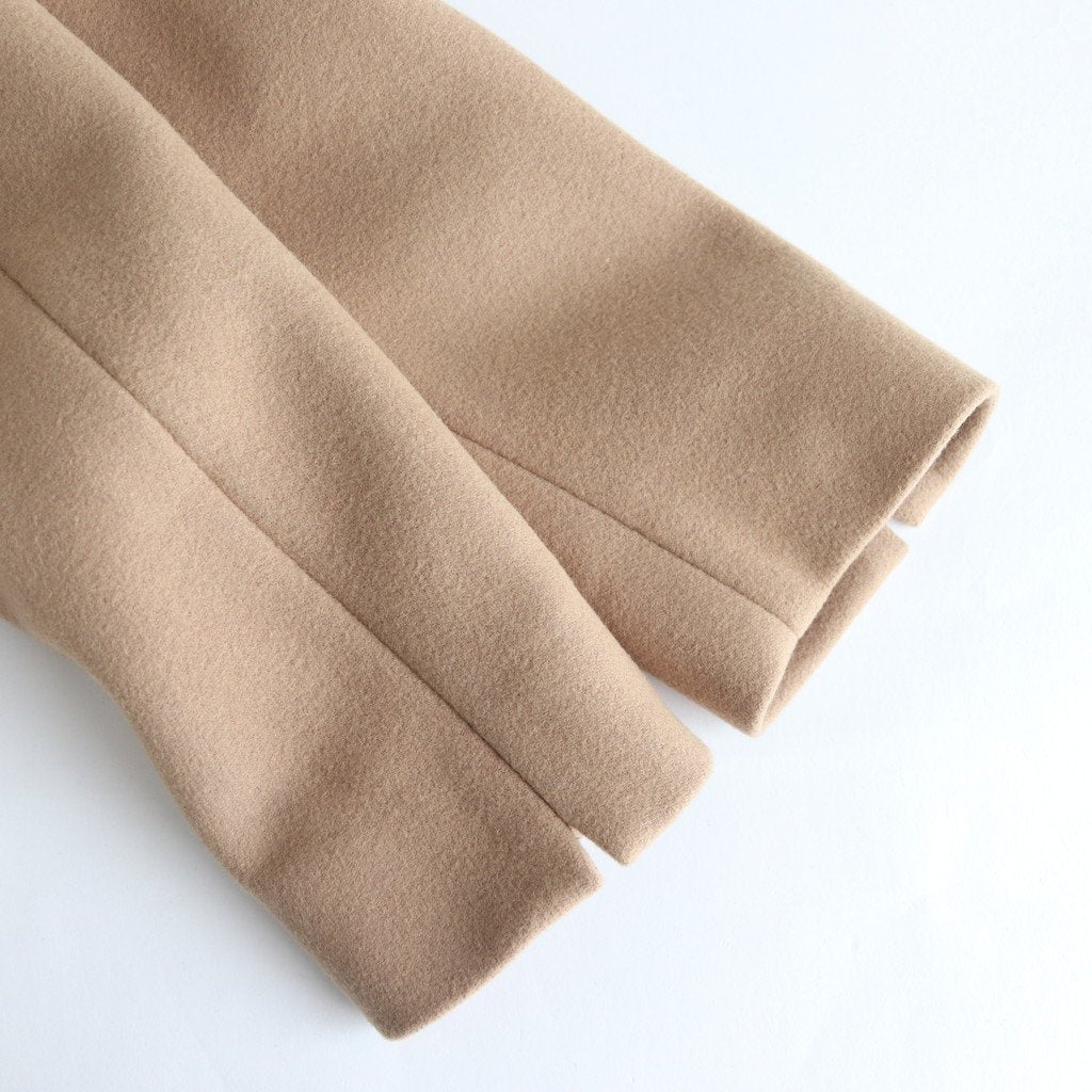 NHLCT｜ベビーラムウールダブルクロス ショールコート #CAMEL [A9-NC072CT]