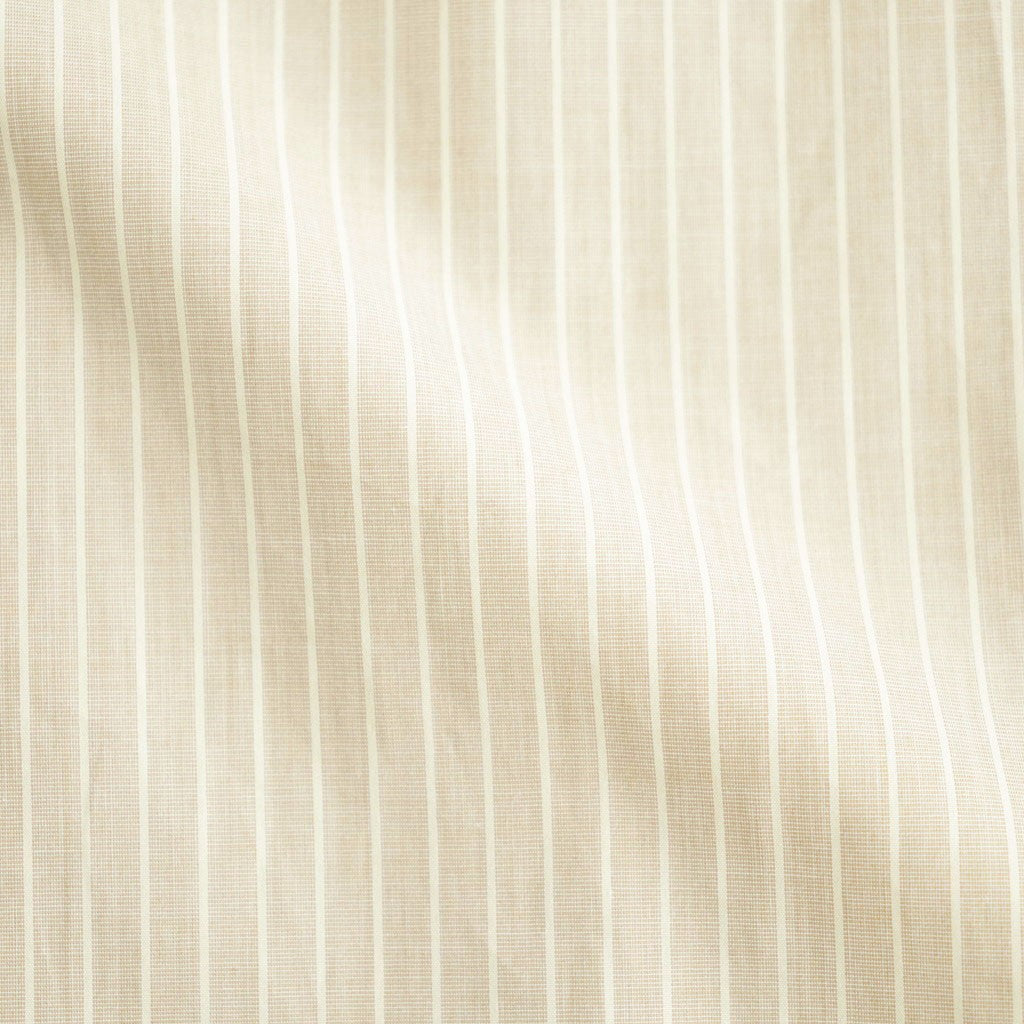 Cotton Poplin Striped Classic Shirt #Beige [OFH011SH12]