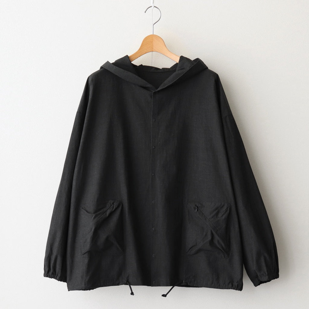 ワイドフーディーシャツ #SUMI [D125-T691]