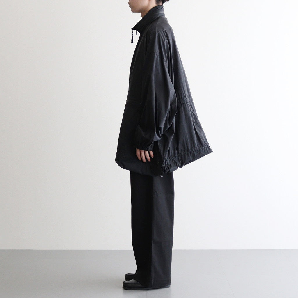 NYLON UTILITY OVER COAT #BLACK [YK24SS0631C]