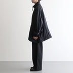 NYLON UTILITY OVER COAT #BLACK [YK24SS0631C]