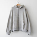 COTTON CASHMERE SWEAT ZIP HOODY #GREY [ST.1469]