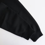 シルケット裏毛 カーディガン #BLACK [HN-T001-051]