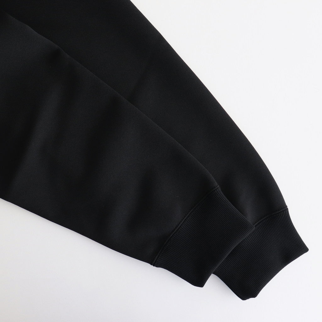 シルケット裏毛 カーディガン #BLACK [HN-T001-051]