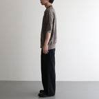 Linen S/S Shirt #Brown [2501-014]