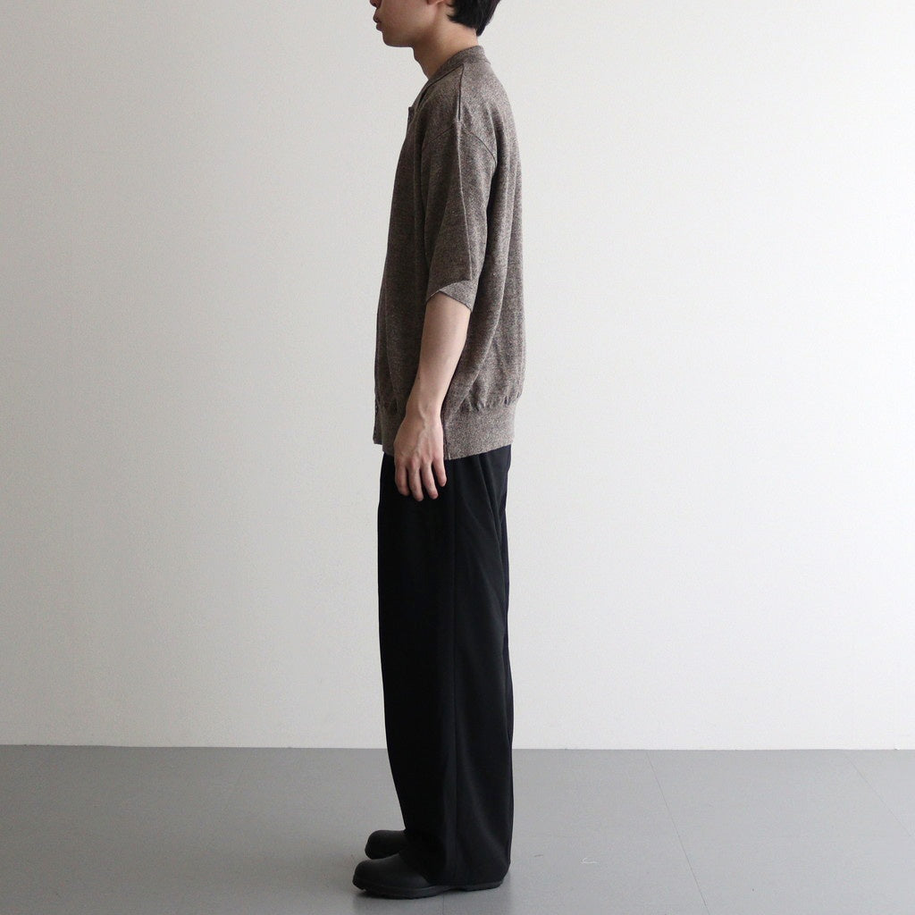 Linen S/S Shirt #Brown [2501-014]