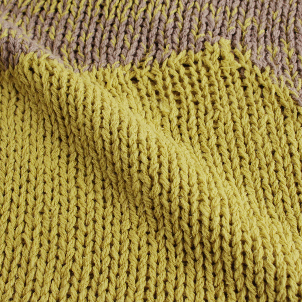 INTARSIA CREWNECK SWEATER #YELLOW [YK24SS0678S] – ciacura