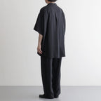 Viscose Viyella S/S Sleeping Shirt #CHARCOAL [GM261-50457]