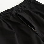 綿ギャバ イージーパンツ #BLACK [HO-P030-051]