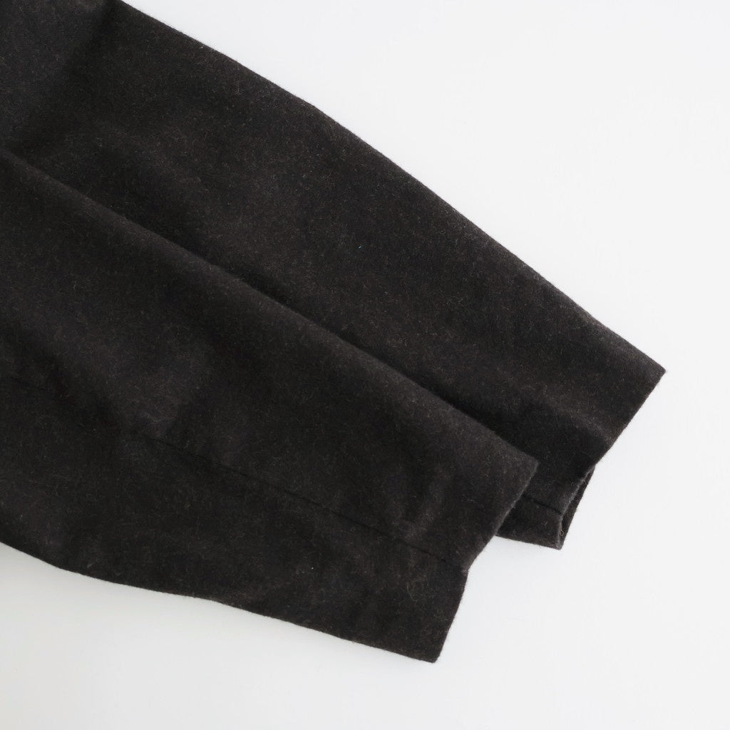 縮絨ウール2WAYカラーJK #DARK BROWN [D225-J332]