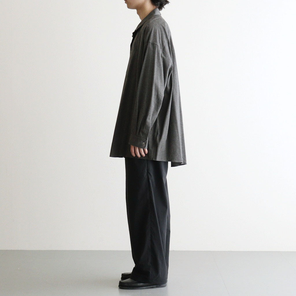 SIDOGRAS Cotton Herringbone Flannel Sleeping Shirt #GRAY [GM254-50044]