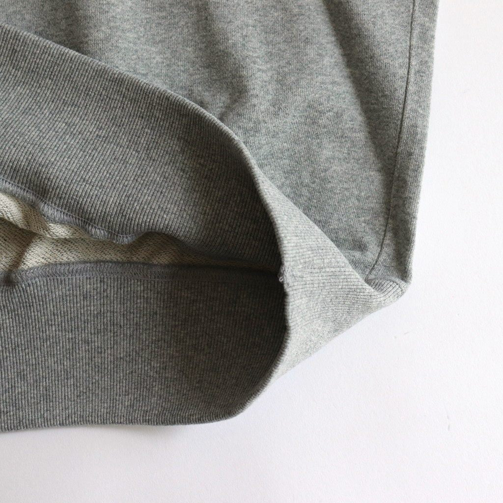 LIGHT OZ CREW NECK SWEAT #H.GRAY [FSC251-70160B]