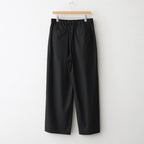 Brushed Cotton Gabardine Wide Straight Pants #BLACK [GM261-40395]