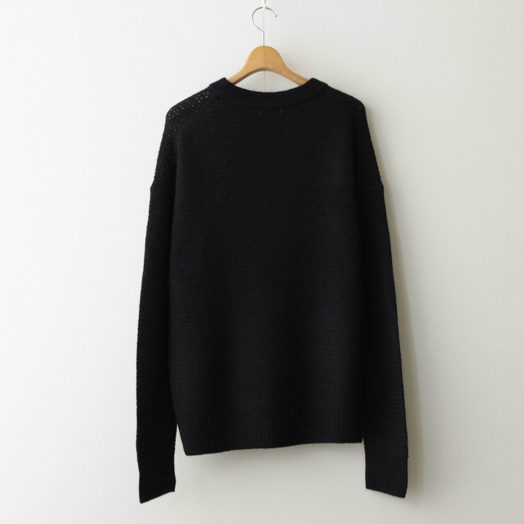 MINCA BABY ‘CUDDLE’ SWEATER #BLACK [NG23W-01SW01C]