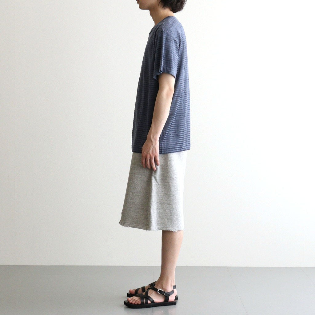 Sweat Half Pants #GREY [I26SS-BC9 A]